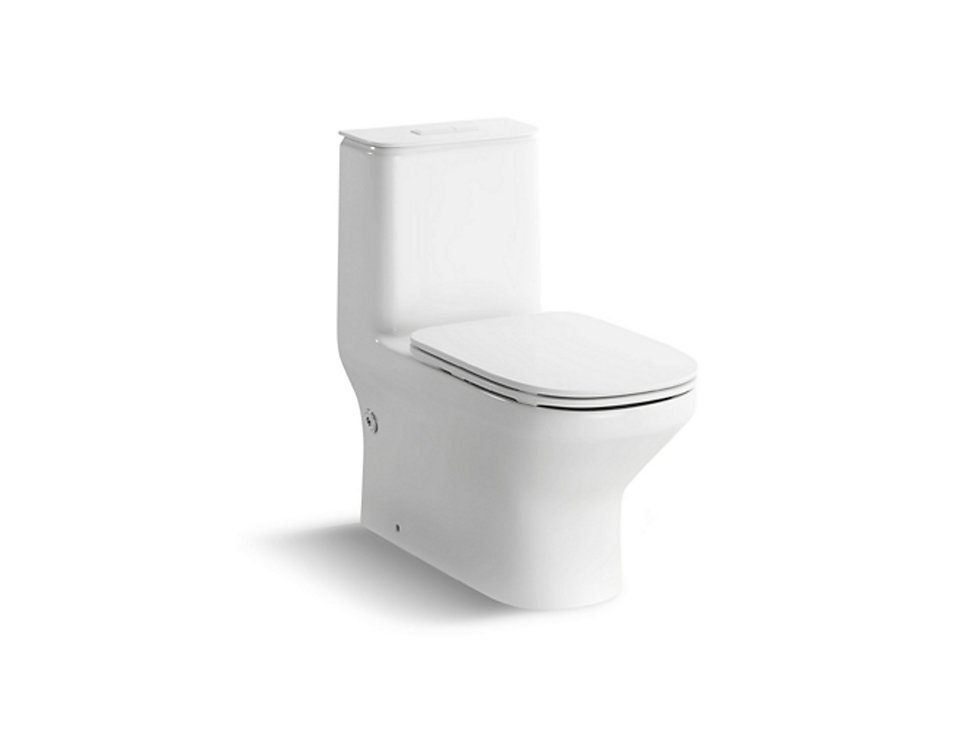 Kohler - Modern Life™  One-piece Toilet With Quiet-close™ Slim Seat Cover In White